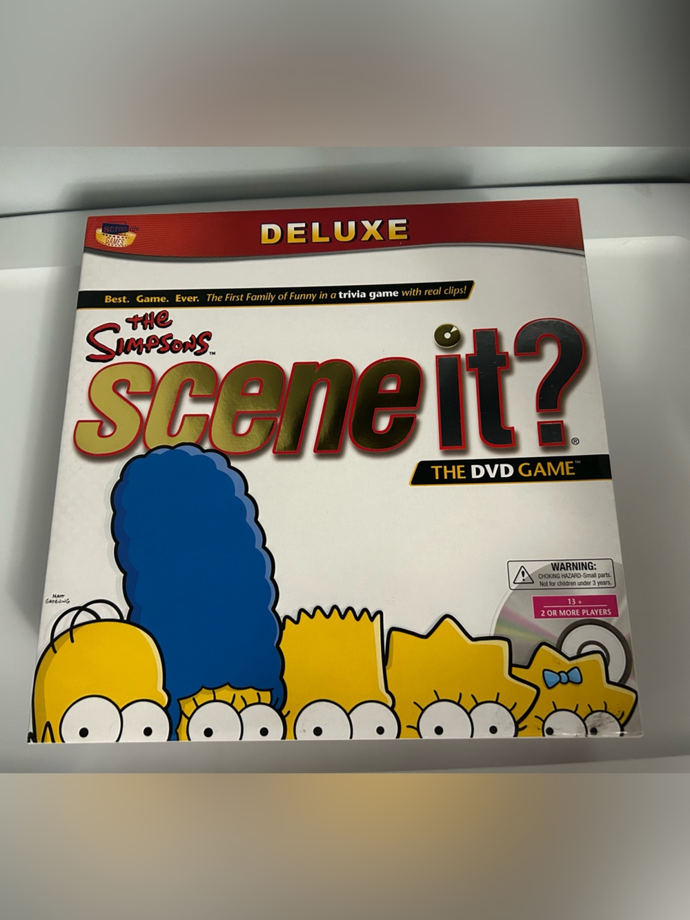 Scene It? The Simpsons Deluxe DVD Game - Yellow & Blue